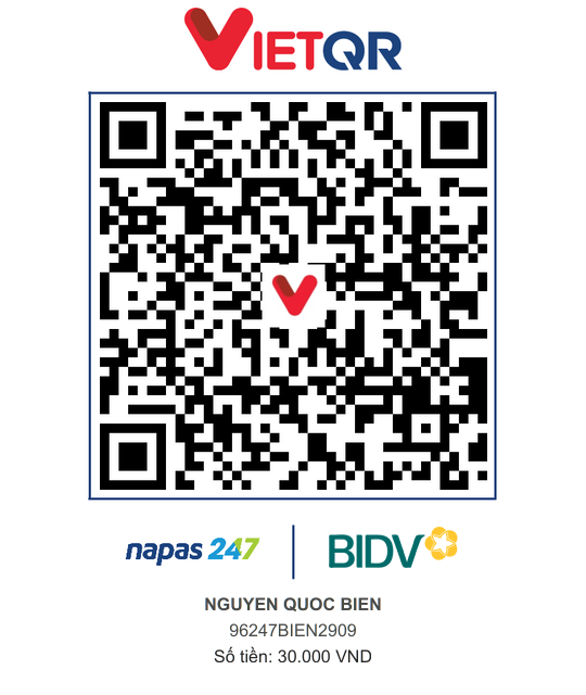 QR Thanh toán BIDV