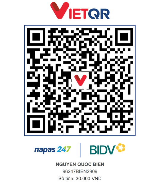 QR Thanh toán BIDV