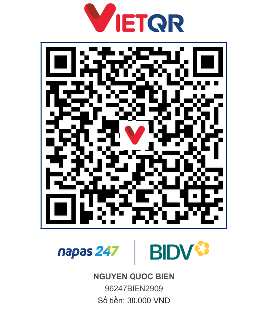 QR Thanh toán BIDV