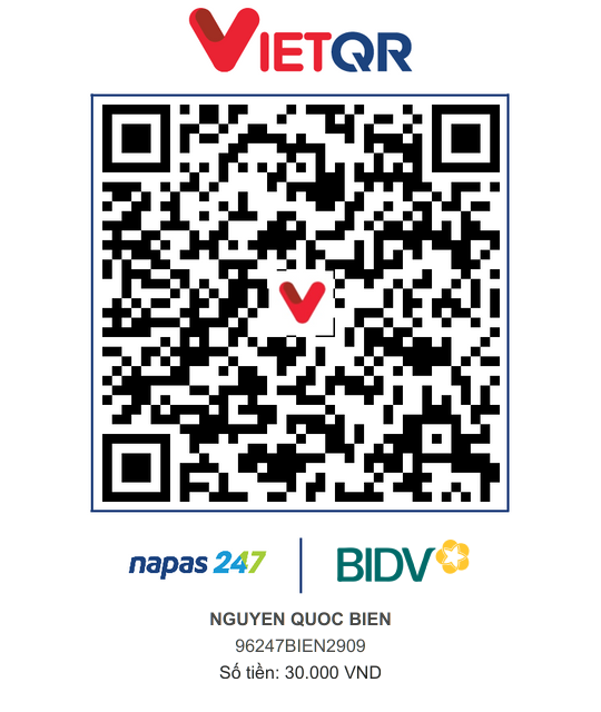 QR Thanh toán BIDV