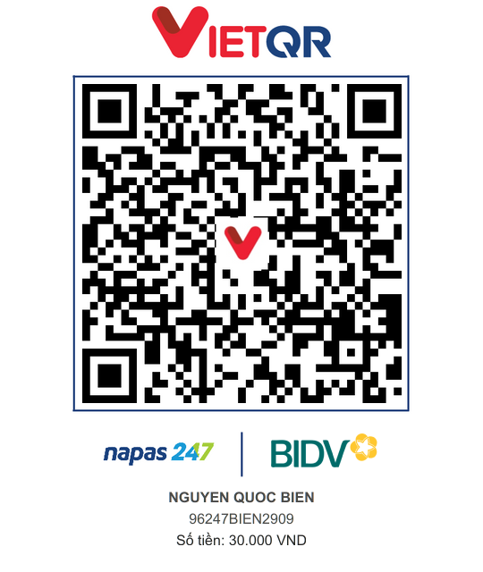 QR Thanh toán BIDV