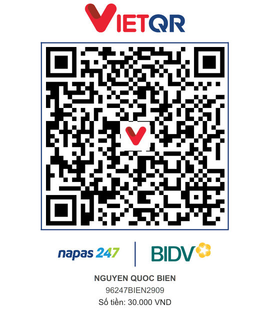 QR Thanh toán BIDV