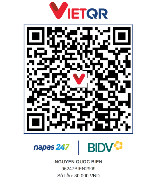 QR Thanh toán BIDV