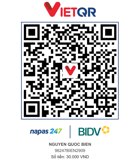 QR Thanh toán BIDV