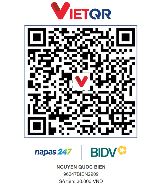QR Thanh toán BIDV