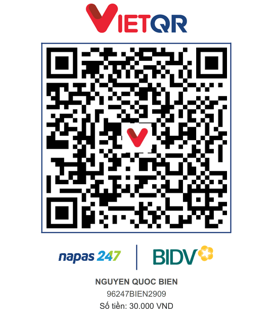 QR Thanh toán BIDV