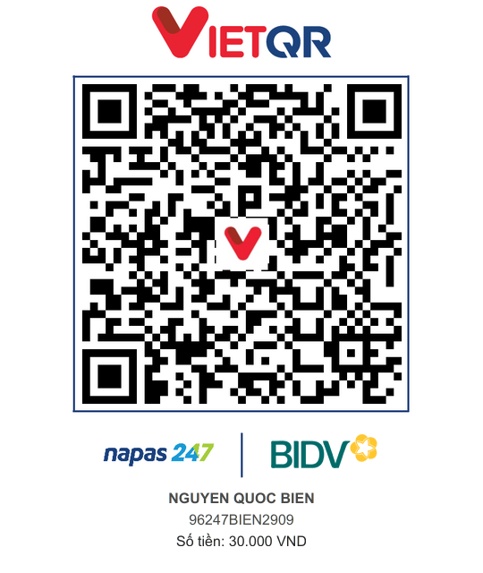 QR Thanh toán BIDV