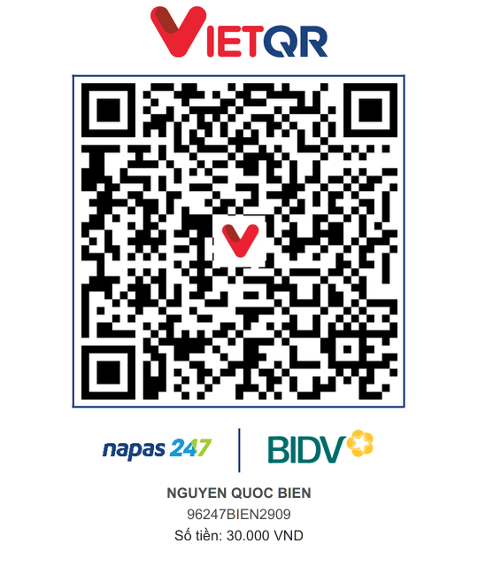 QR Thanh toán BIDV