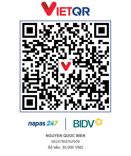 QR Thanh toán BIDV