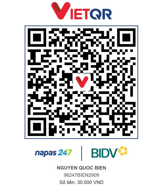 QR Thanh toán BIDV