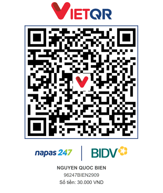 QR Thanh toán BIDV