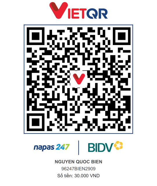 QR Thanh toán BIDV