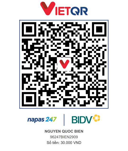 QR Thanh toán BIDV