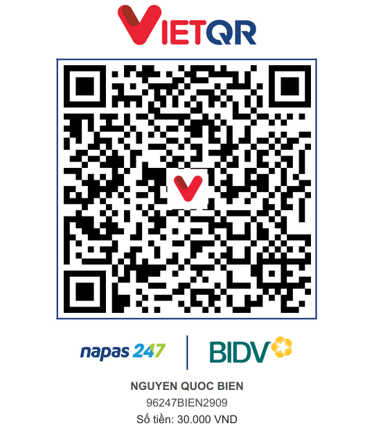 QR Thanh toán BIDV