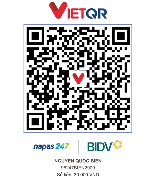 QR Thanh toán BIDV
