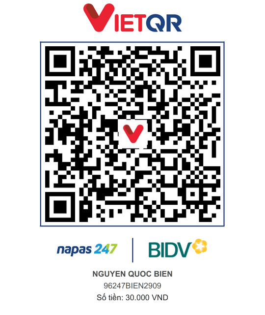 QR Thanh toán BIDV