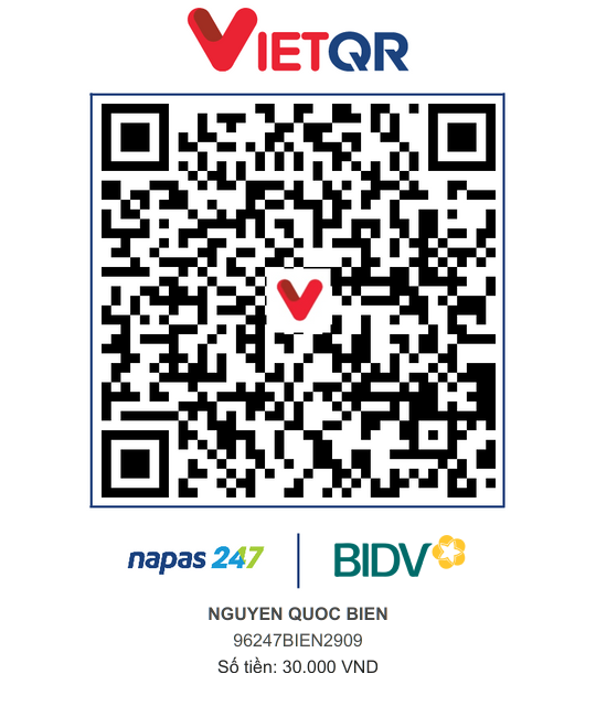 QR Thanh toán BIDV