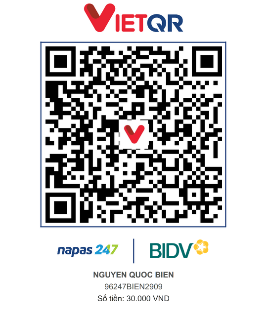 QR Thanh toán BIDV