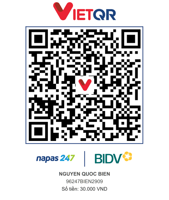 QR Thanh toán BIDV