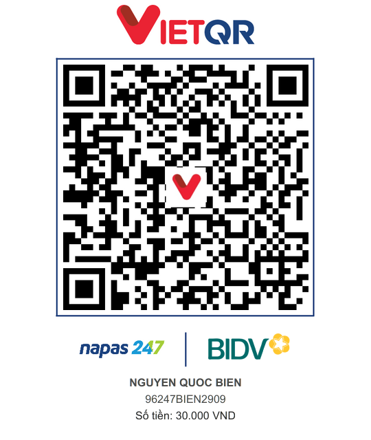 QR Thanh toán BIDV