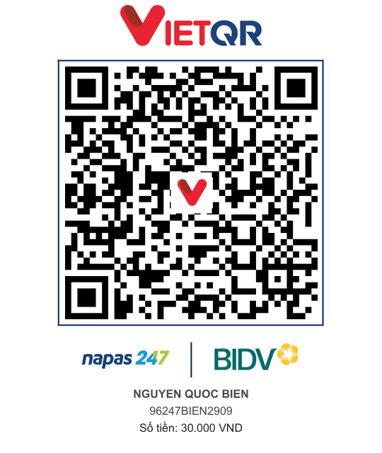 QR Thanh toán BIDV