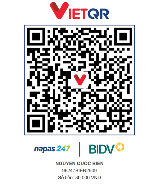QR Thanh toán BIDV