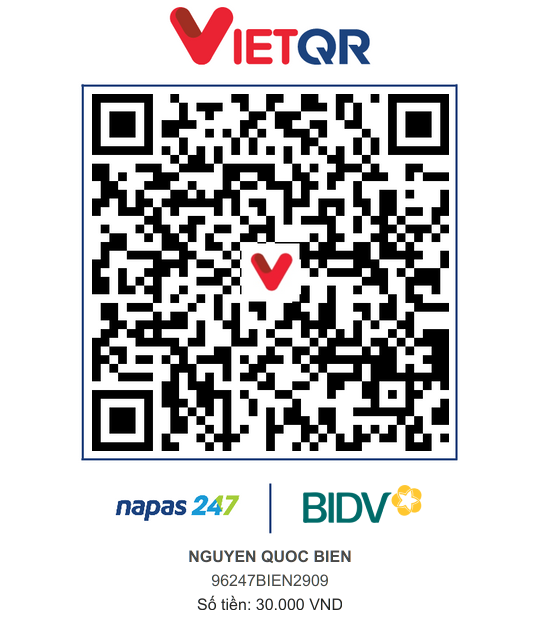 QR Thanh toán BIDV