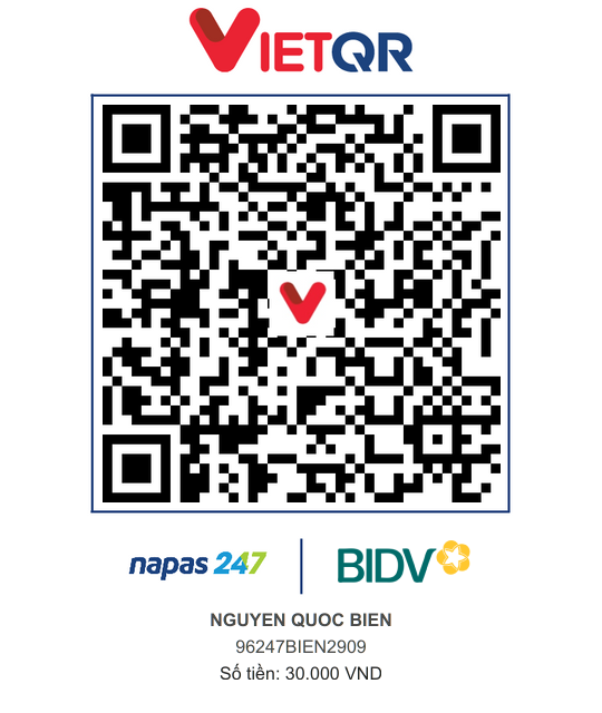 QR Thanh toán BIDV