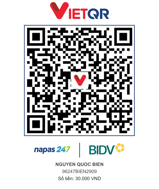 QR Thanh toán BIDV