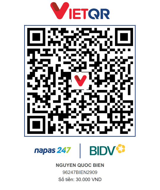 QR Thanh toán BIDV
