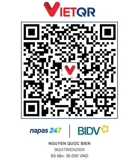 QR Thanh toán BIDV