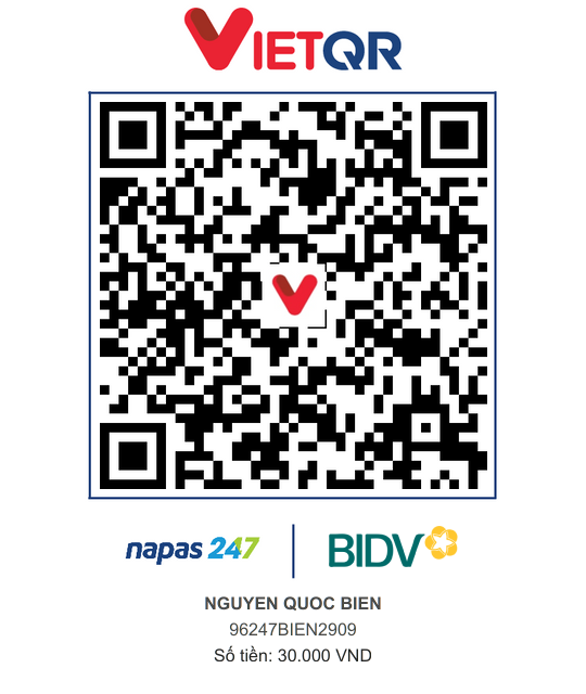 QR Thanh toán BIDV