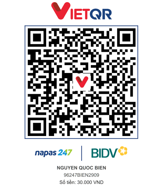 QR Thanh toán BIDV