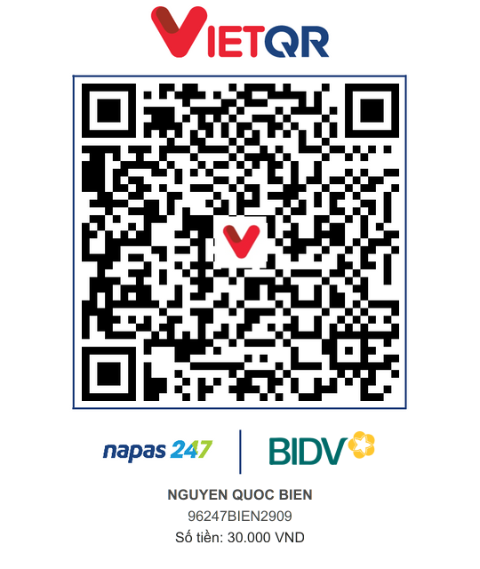 QR Thanh toán BIDV