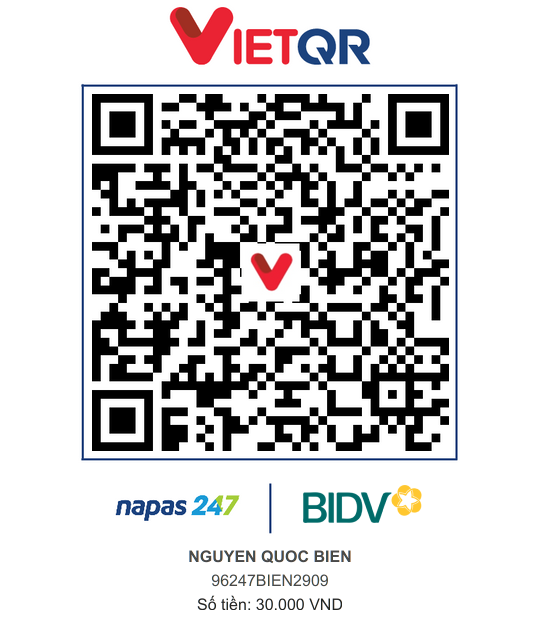 QR Thanh toán BIDV