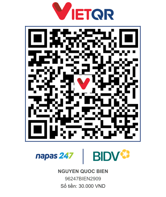 QR Thanh toán BIDV