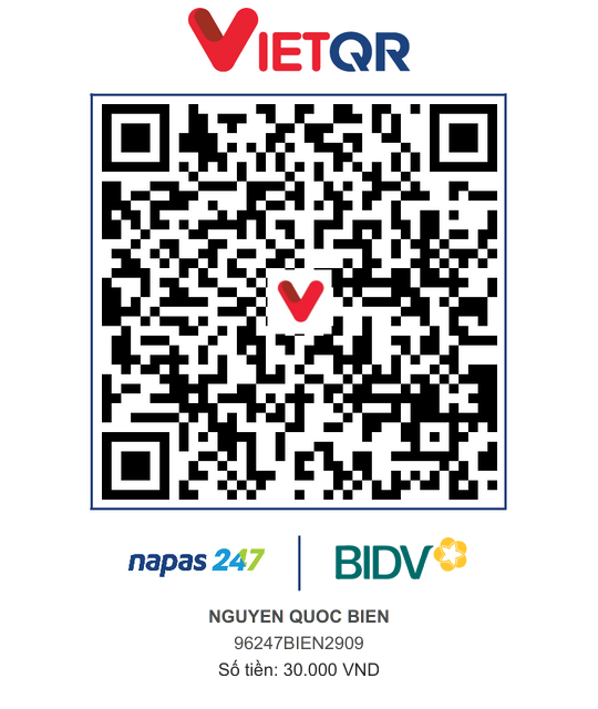 QR Thanh toán BIDV
