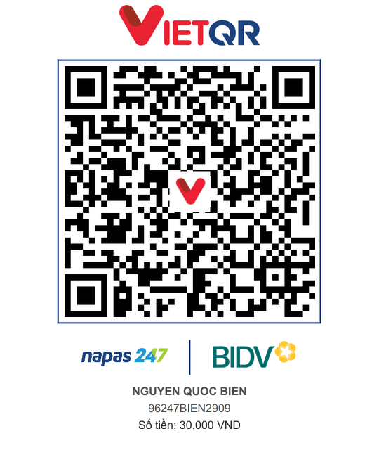 QR Thanh toán BIDV