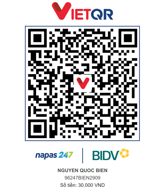 QR Thanh toán BIDV