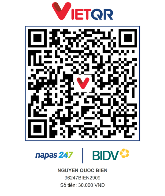 QR Thanh toán BIDV