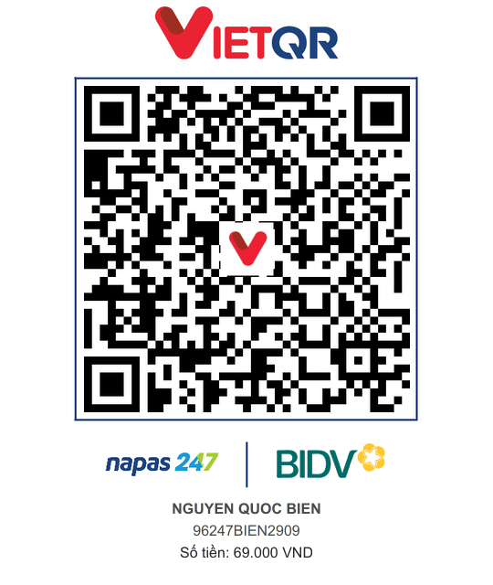 QR Thanh toán BIDV