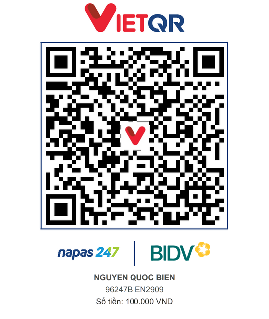 QR Thanh toán BIDV
