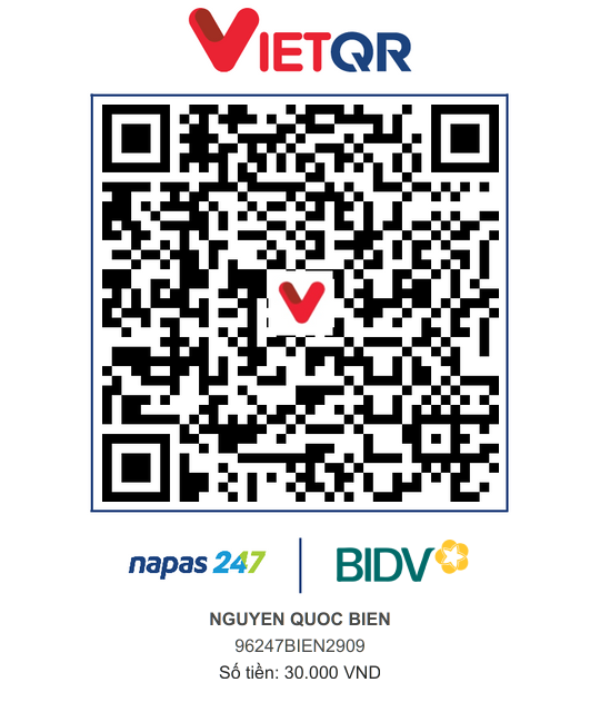 QR Thanh toán BIDV