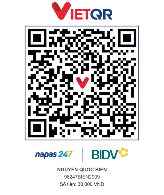 QR Thanh toán BIDV
