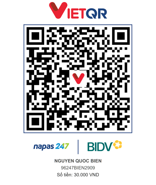 QR Thanh toán BIDV