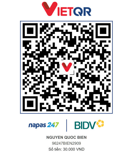 QR Thanh toán BIDV