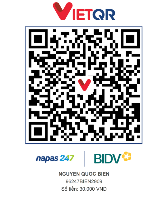 QR Thanh toán BIDV