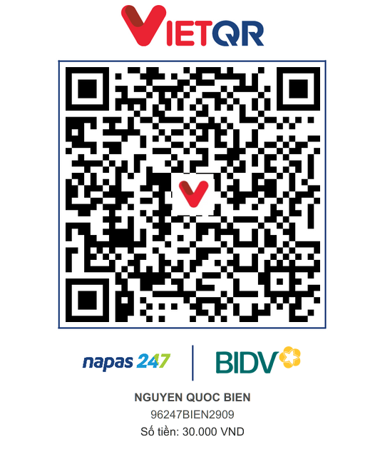 QR Thanh toán BIDV