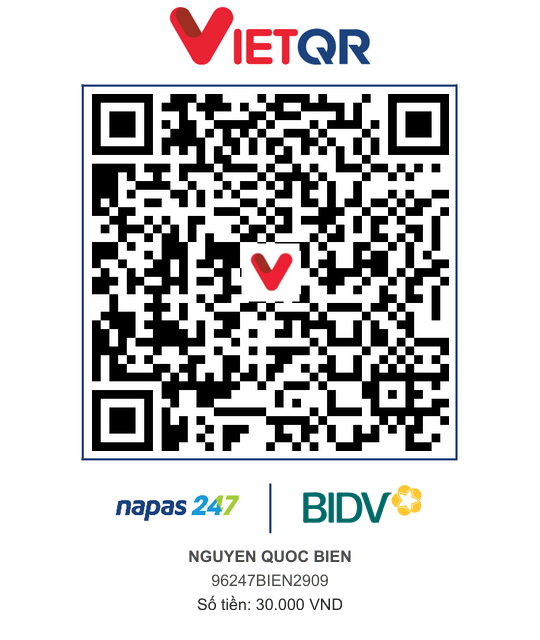 QR Thanh toán BIDV