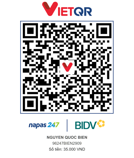 QR Thanh toán BIDV